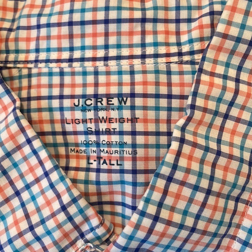 J crew light weight shirt - LT - Picture 2 of 2